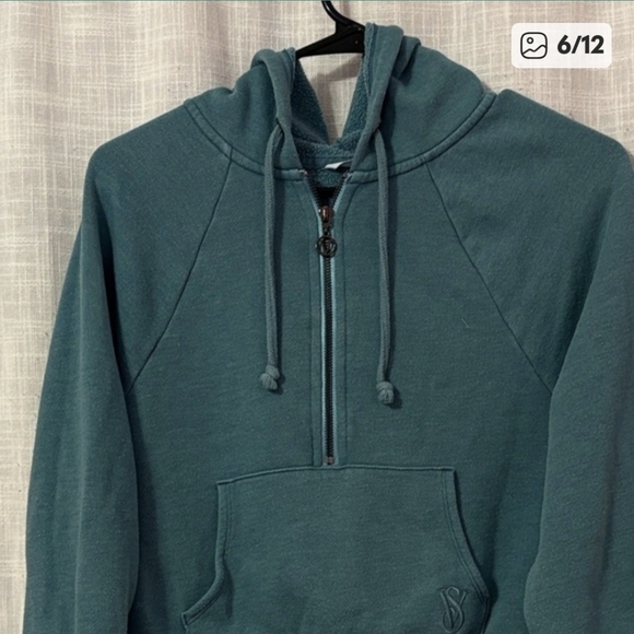 Victoria Secret On Point Half Zip Athletic Hoodie - Picture 5 of 6